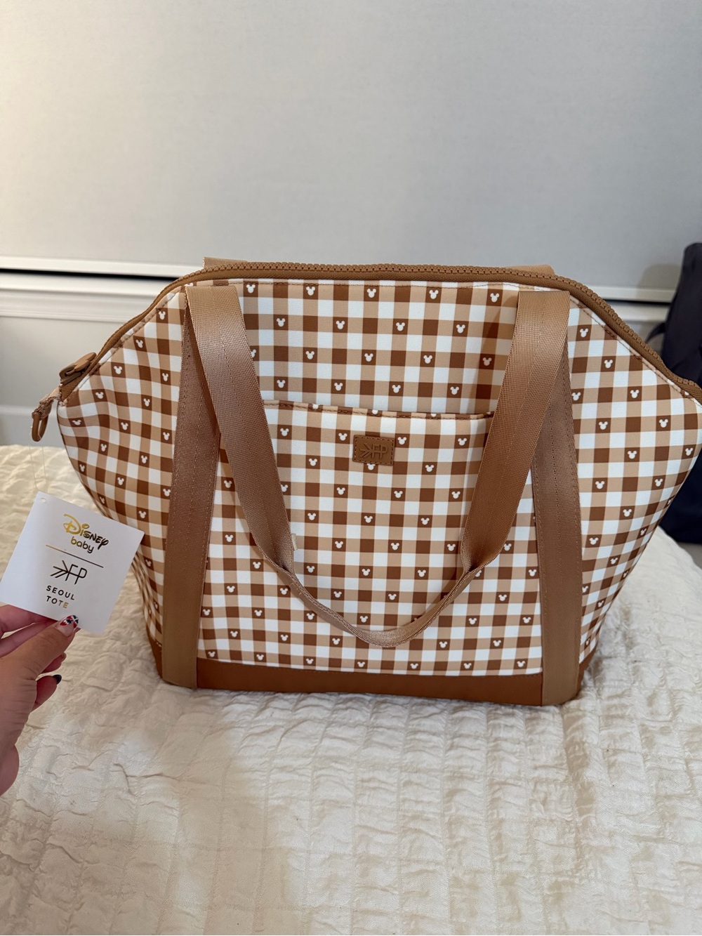 Freshly Picked Disney Gingham Seoul Diaper Bag Tote